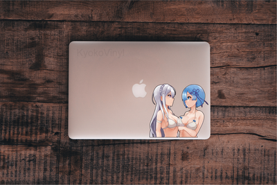 Re:Zero - Rem and Emilia Anime Decal Sticker