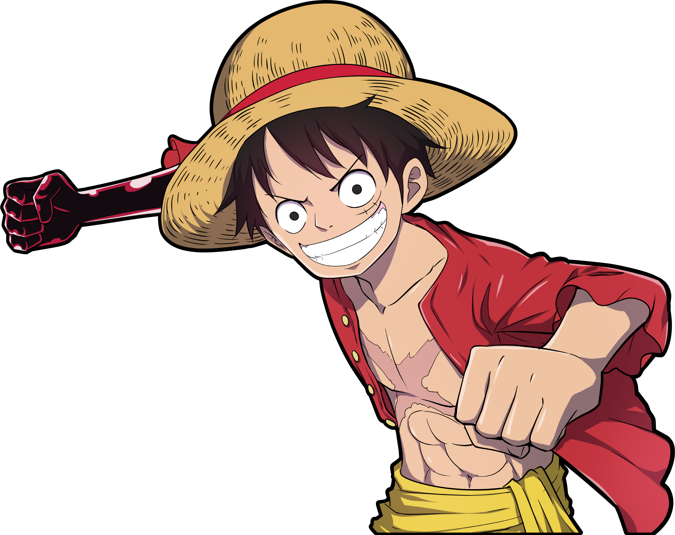 Sticker One Piece - Monkey D. Luffy
