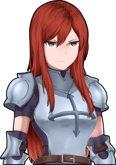 Fairy Tail - Erza Scarlet Anime Decal Sticker