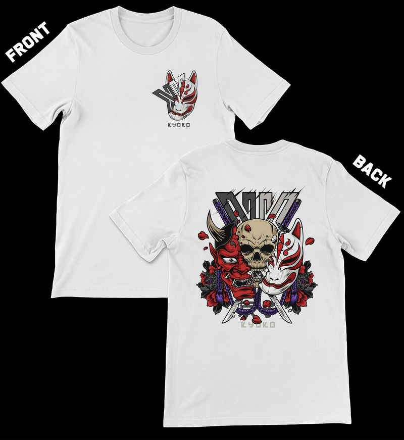 KyokoVinyl - Oni/Kitsune Mask T-shirt