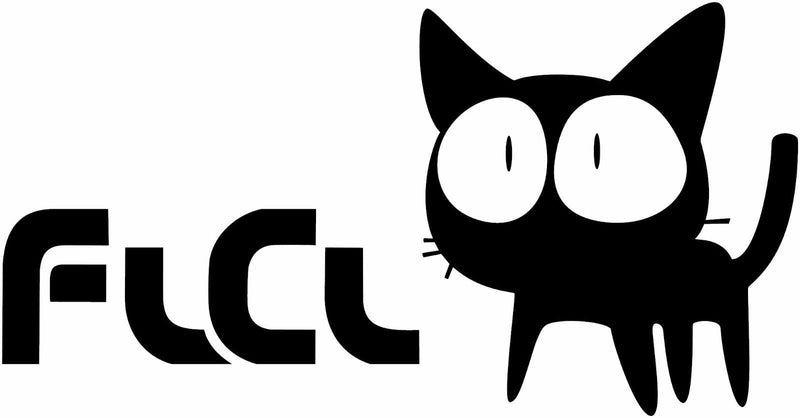FuliCuli (FLCL) -- Cat Logo Anime Decal Sticker