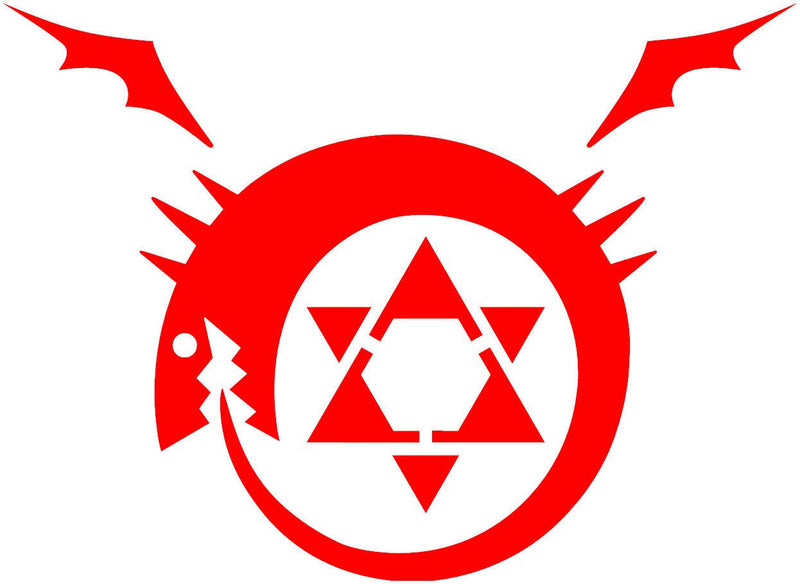 Fullmetal Alchemist -- Homunculus Logo Anime Decal Sticker