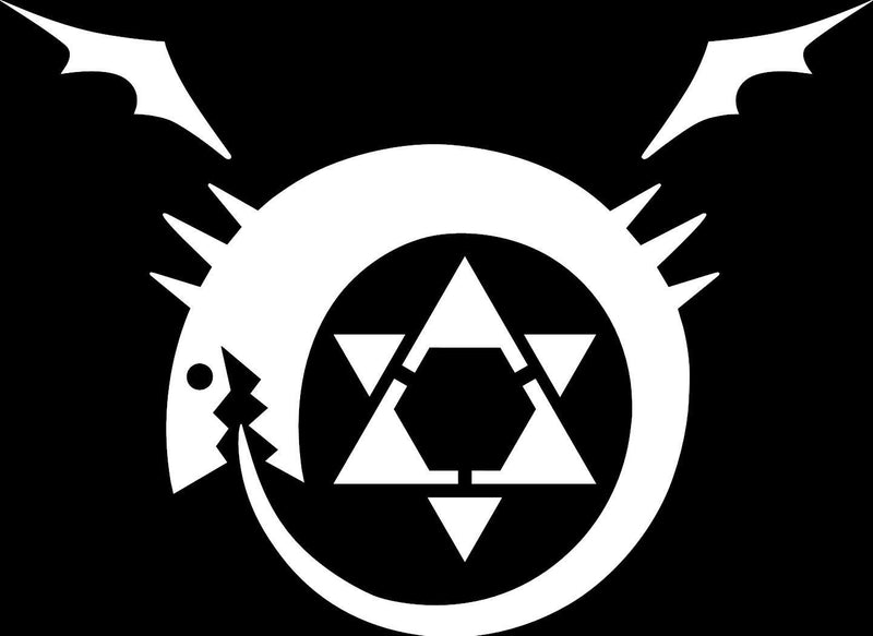 Fullmetal Alchemist brotherhood Anime Car Window Decal Sticker E001 Anime  Stickery Online