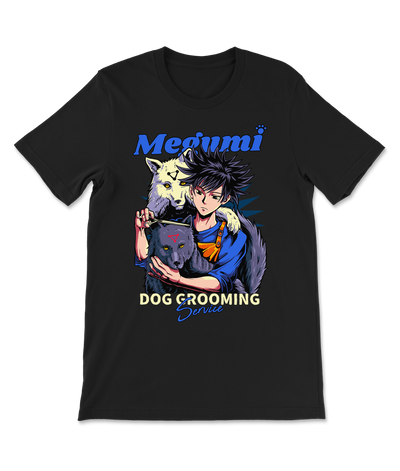 Jujutsu Kaisen - Megumi Fushiguro Dog Grooming Anime T-Shirt