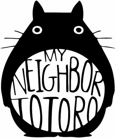 Studio Ghibli -- My Neighbor Totoro (logo style) Anime Decal Sticker