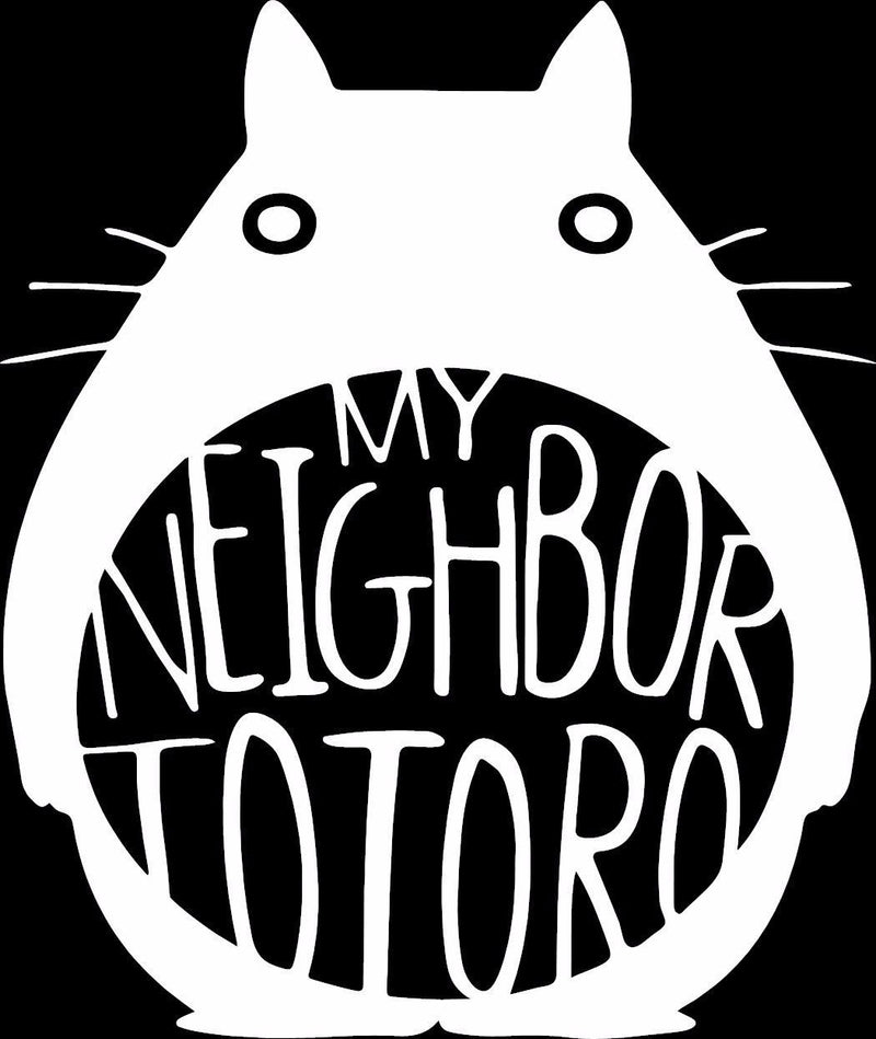 Studio Ghibli -- My Neighbor Totoro (logo style) Anime Decal Sticker