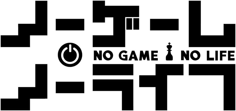 No Game No Life -- NGNL Logo Anime Decal Sticker