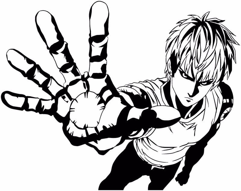 One Punch Man -- Genos Anime Decal Sticker