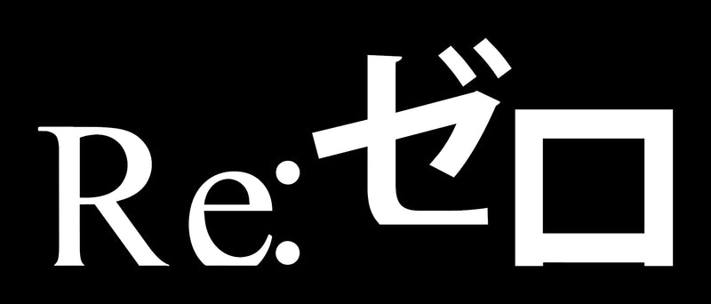 Re;Zero -- Logo Anime Decal Sticker