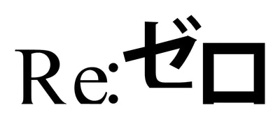 Re;Zero -- Logo Anime Decal Sticker