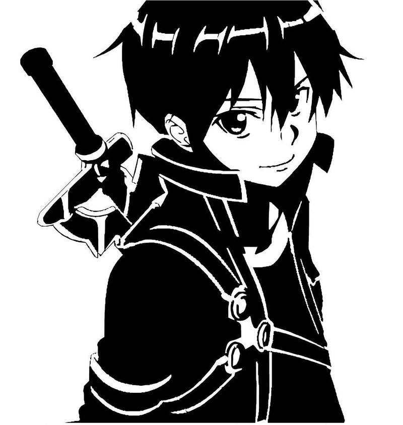 Sword Art Online (SAO) -- Kirito Anime Decal Sticker