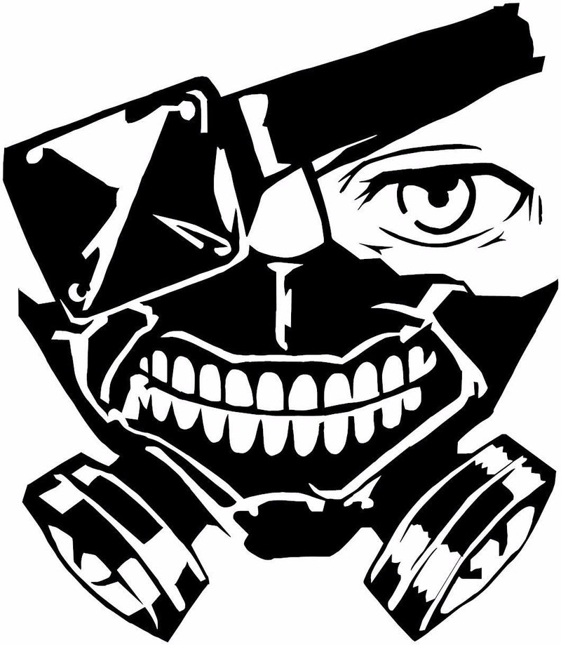 Tokyo Ghoul -- Kaneki Mask Anime Decal Sticker