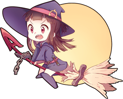 Little Witch Academia -- Atsuko Kagari (Akko) Anime Decal Sticker