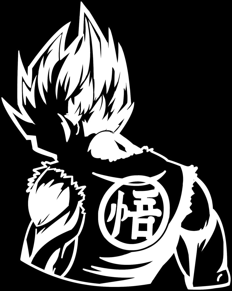 Dragon Ball Z (DBZ) - Super Saiyan Goku Anime Decal Sticker