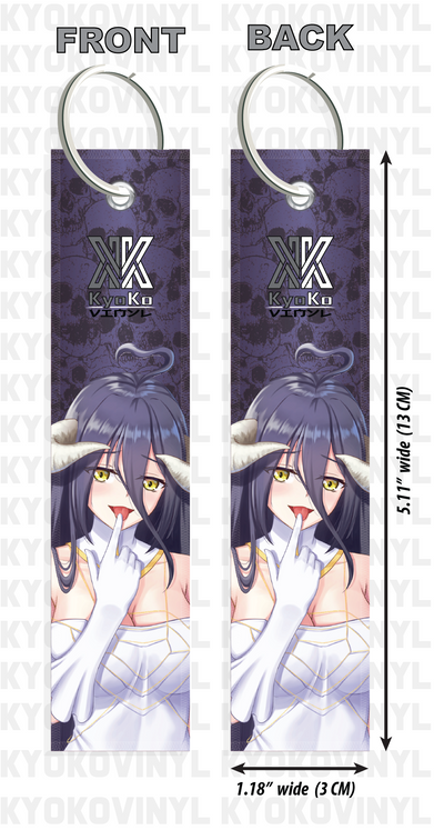Overlord - Albedo Jet Tag (Keychain)