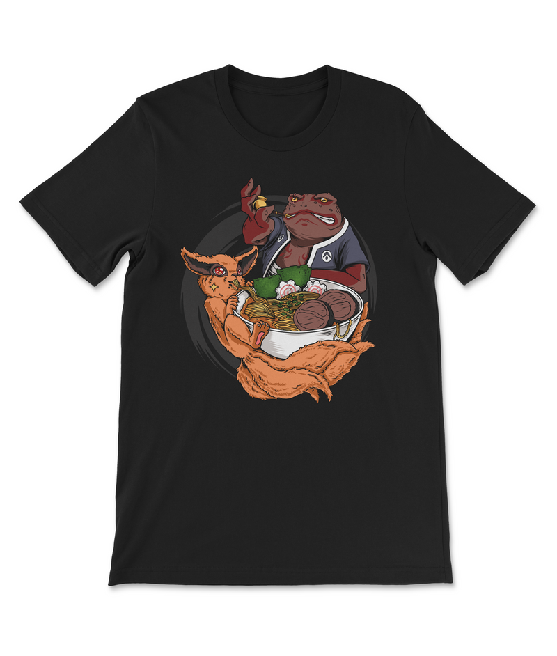 Naruto - Kurama and Gamabunta Ramen T-Shirt
