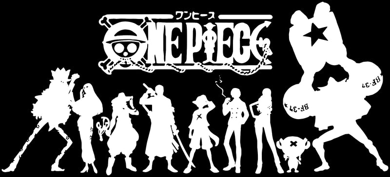 One Piece -- Straw Hat Pirate Crew Anime Decal Sticker