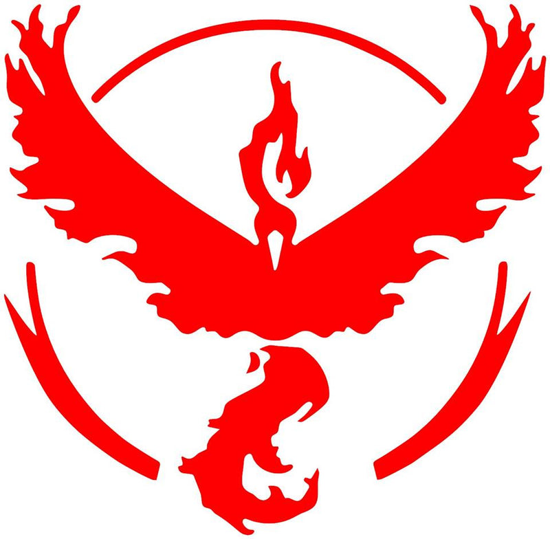 Pokemon Go -- Team Red (Valor) Decal Stickers