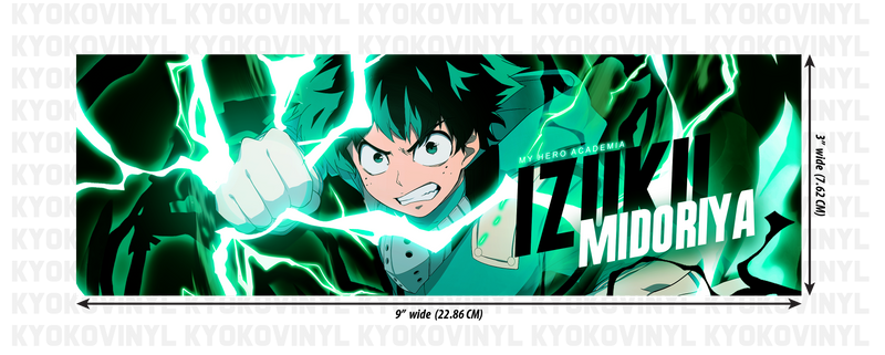 My Hero Academia - Izuku Midoriya (Deku) Anime Slap Sticker
