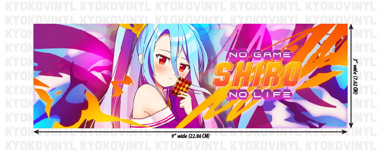 No Game No Life - Shiro Anime Slap Sticker